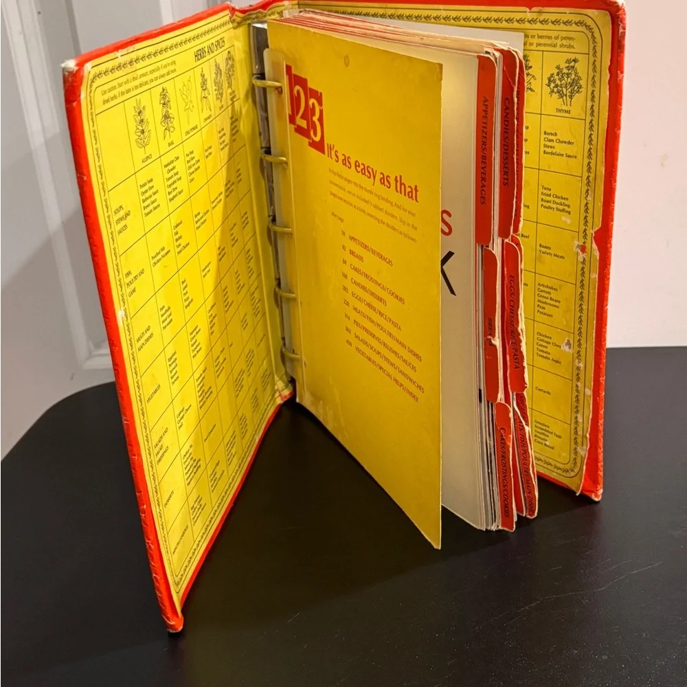 Vintage Betty Crocker's Cookbook twenty sixth printing 1976 5 ring binder book